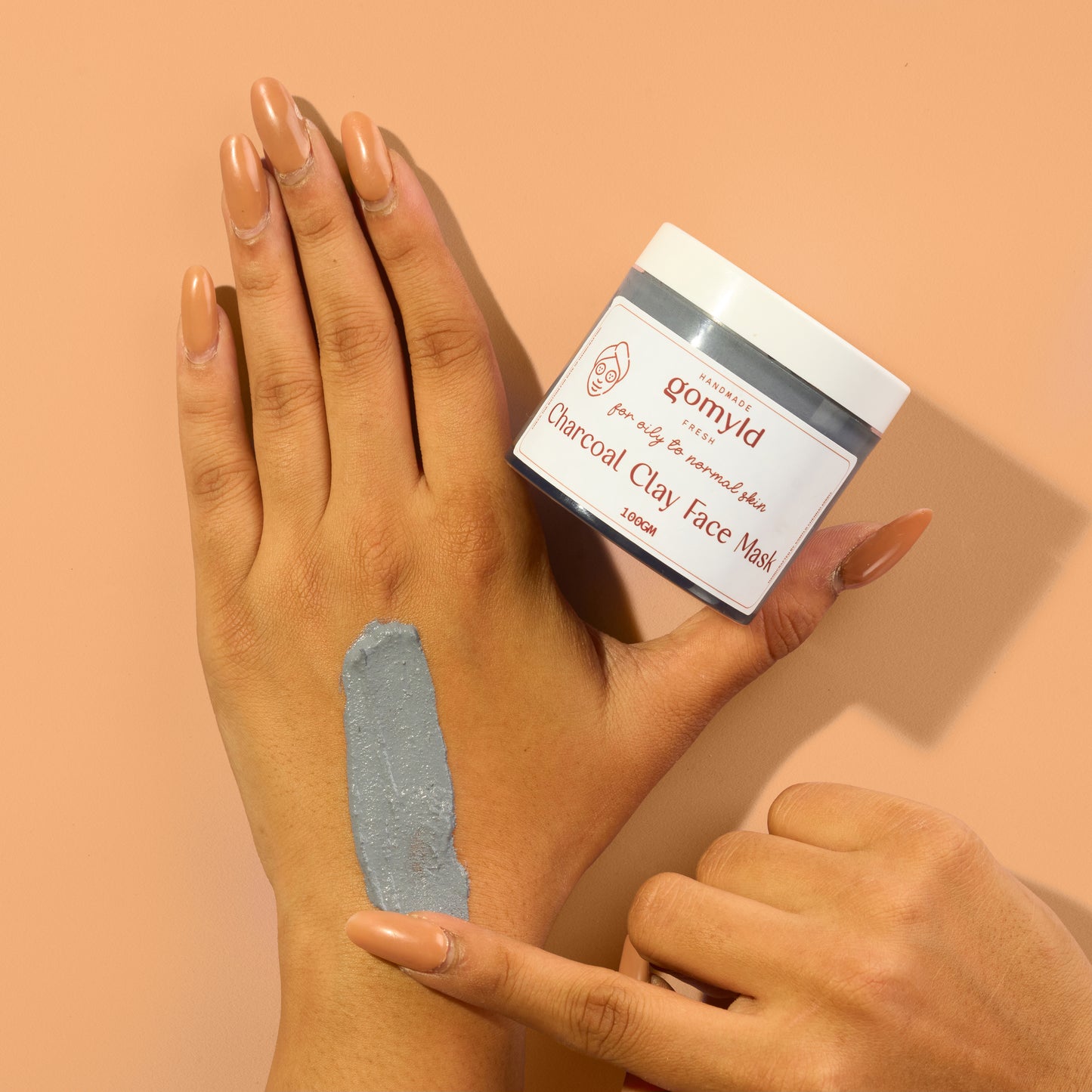 Charcoal Clay Face Mask (100G)