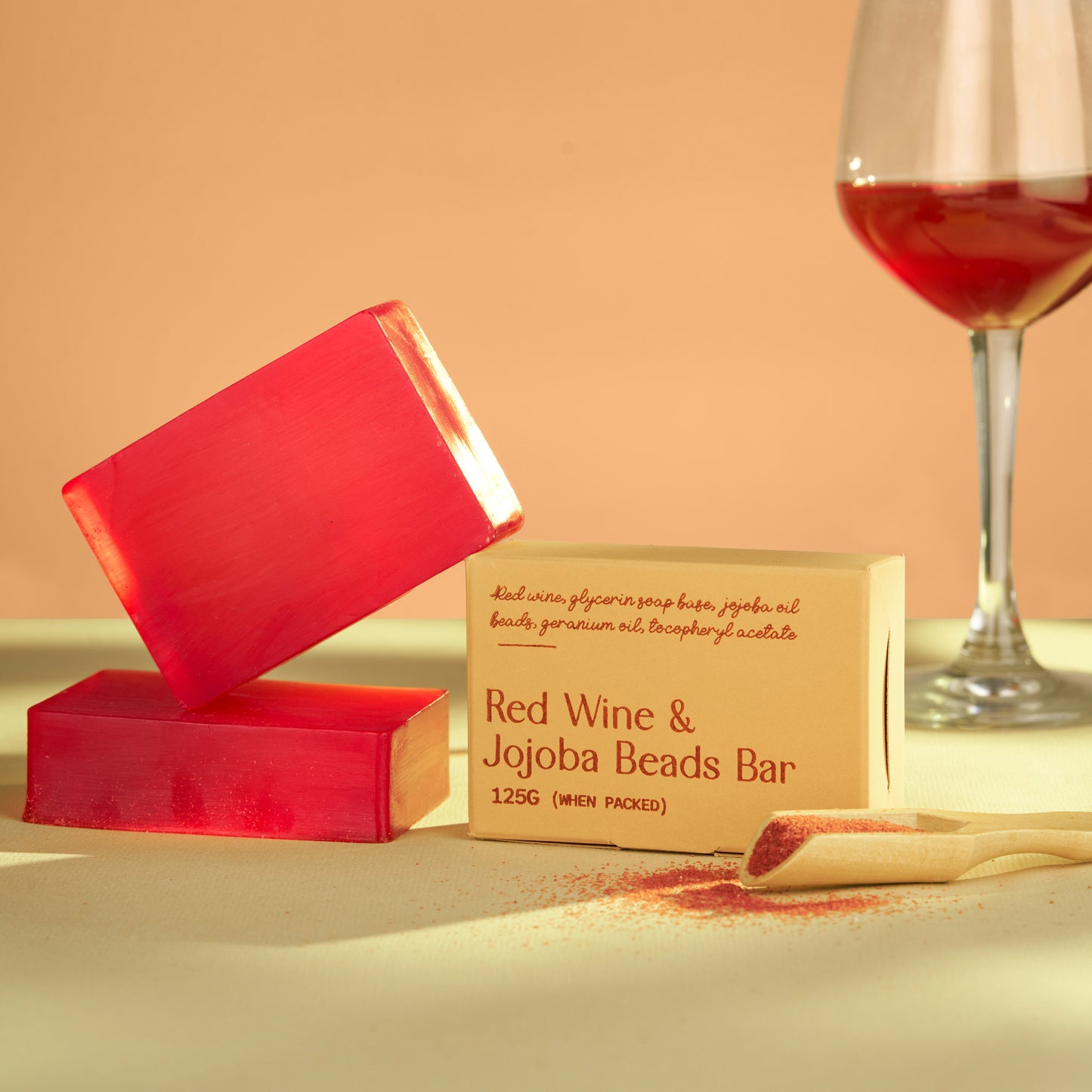 Red Wine & Jojoba Beads Bar