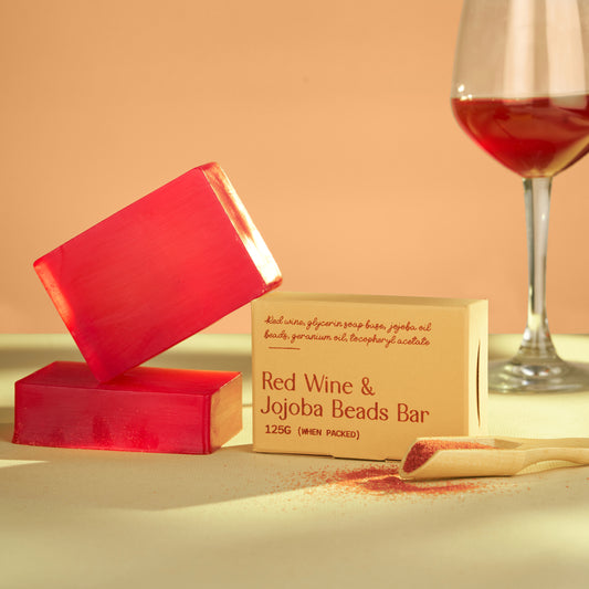 Red Wine & Jojoba Beads Bar