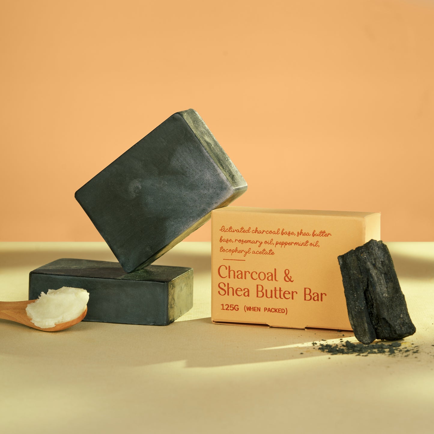 Charcoal & Shea Butter Bar