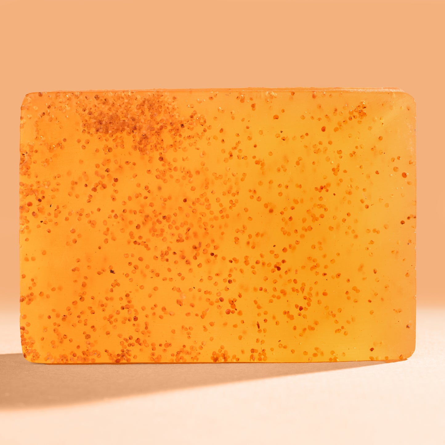 Tomato Poppy Seed Scrub Bar